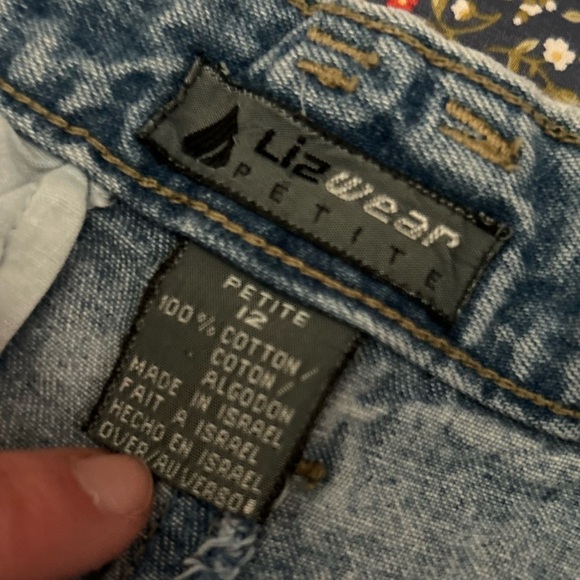 Vintage 80s mom jeans short 12 petite Lizwear - Picture 7 of 8